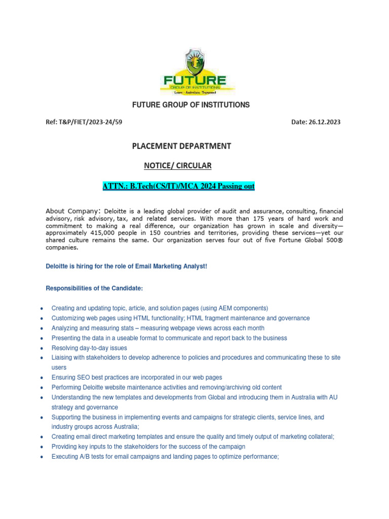 Recruitment intelligence overview