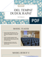 Model Tempat Duduk Rapat