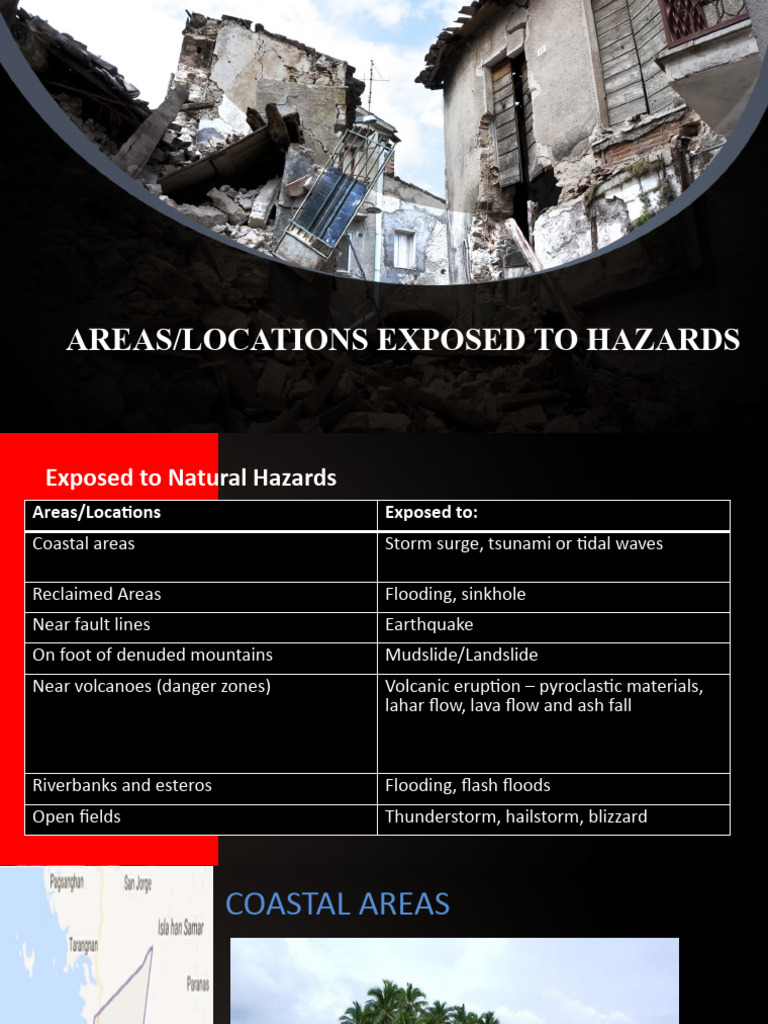Hazard-Prone Areas & Disaster Impacts | PDF | Natural Disasters | Hazards