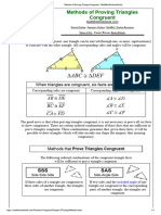 Methods of Proving Triangle Congruent - MathBitsNotebook (Geo)
