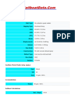 Sailboat Specifications