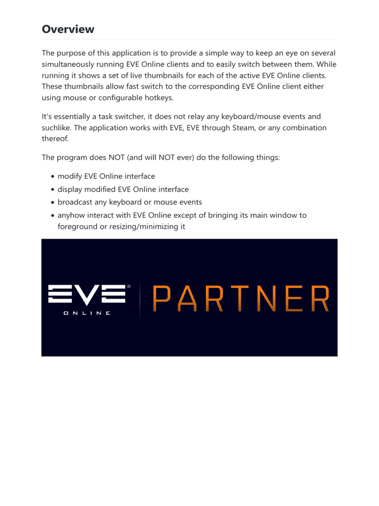 EVE-O Preview: Multiboxing Tool Guide | PDF | Keyboard Shortcut ...
