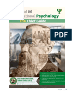 Chief Guide in Industrial and Organizational Psychology 2022