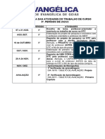 CRONOGRAMA - 8º Período 2023-2