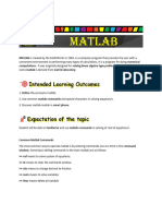 Introduction To Matlabm