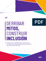 Coleccion Derribar Mitos Construir Inclusion. Fasciculo 1