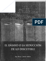 Bravo Arduriz El Ensayo o La Seducción de Lo Discutible