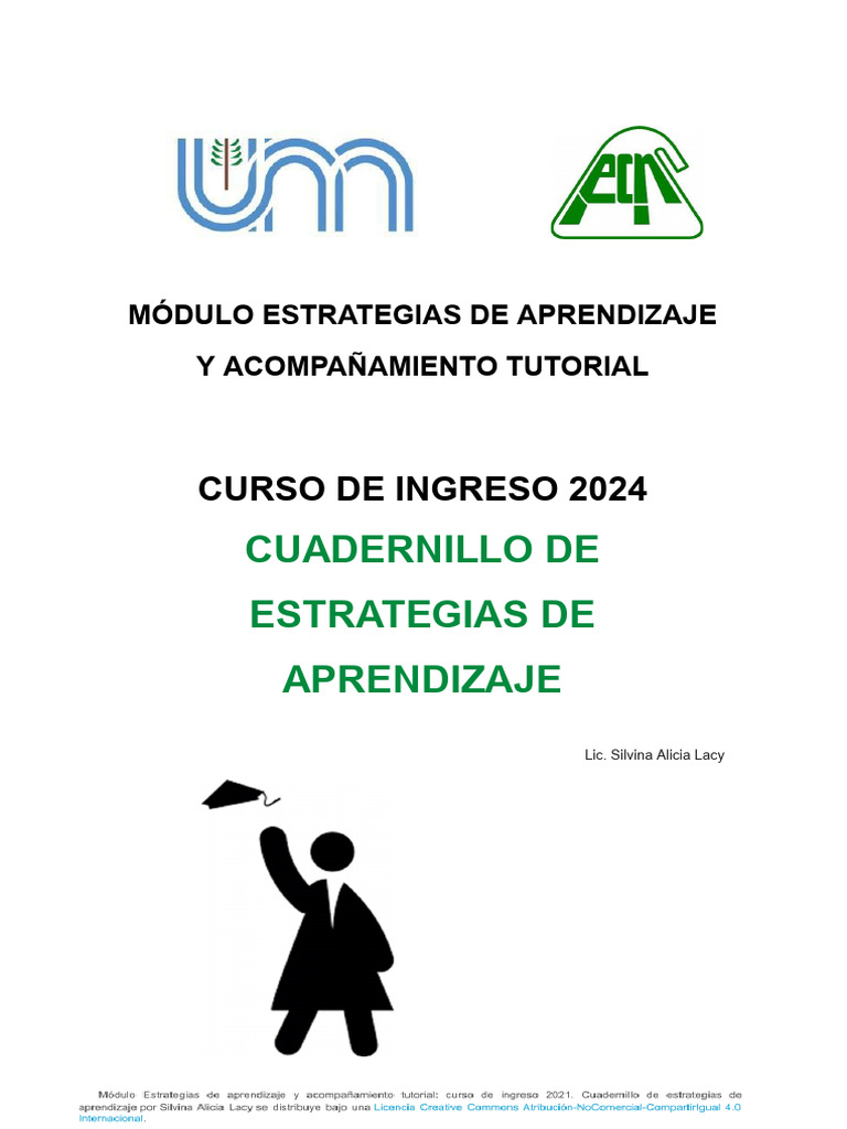 Estrategias de Aprendizaje Universitario 2024 | PDF | Aprendizaje ...