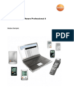 Testo Comfort Software Professional 4 Mode D'emploi