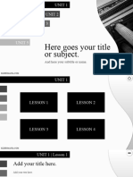 Formal Planner For Online Lessons - Black SlidesMania