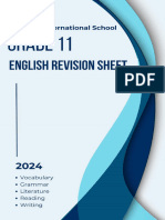 Revision Sheet, Grade 11, Q 2