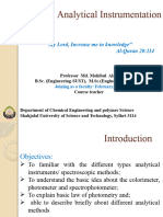 Analytical Instrumentation - Lec03