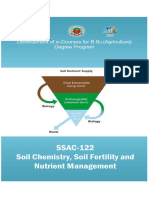 Soil Chemistry, Soil Fertility & Nutrient Management