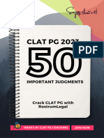 50 Important Judgments For Clat PG 2023 Ebook - Watermark