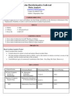 Resume Data Analyst