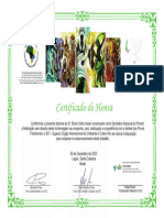 Certificado de Honra Assinado