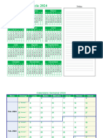 Calendario 2024 en Excel