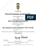 El Servicio Nacional de Aprendizaje SENA: Johan Alexander Ochoa Redondo