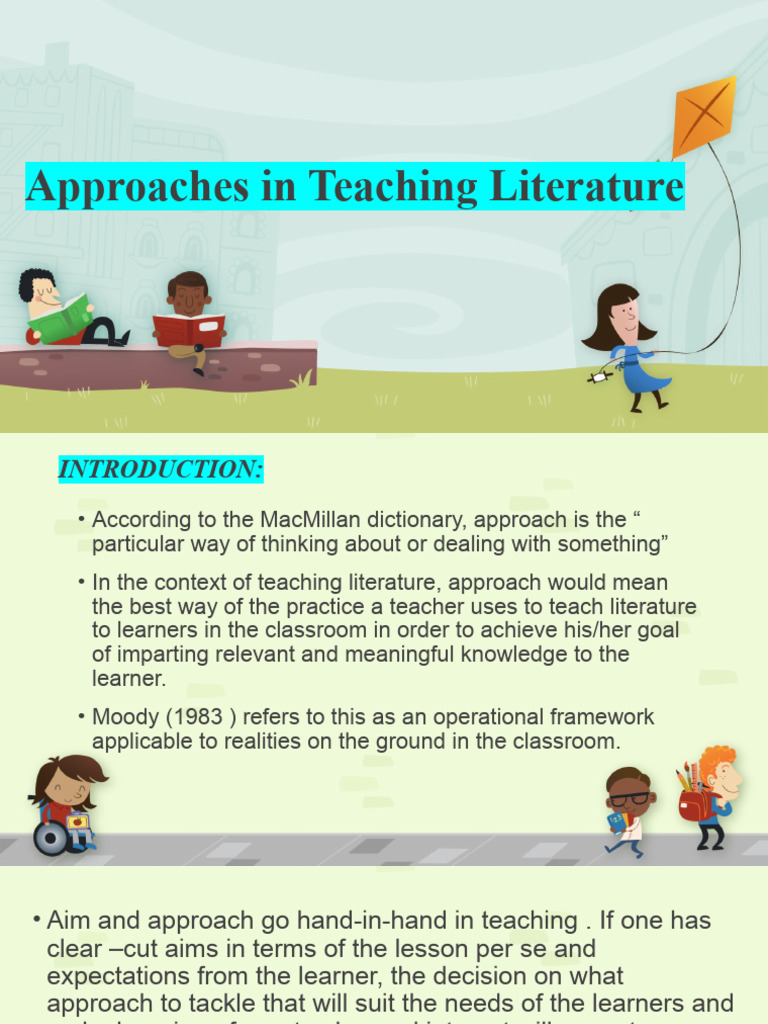 Approaches in Teaching Literature | PDF | Learning | Teachers