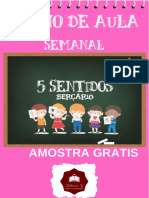 Amostra Plano de Aula Semanal - 5 Sentidos