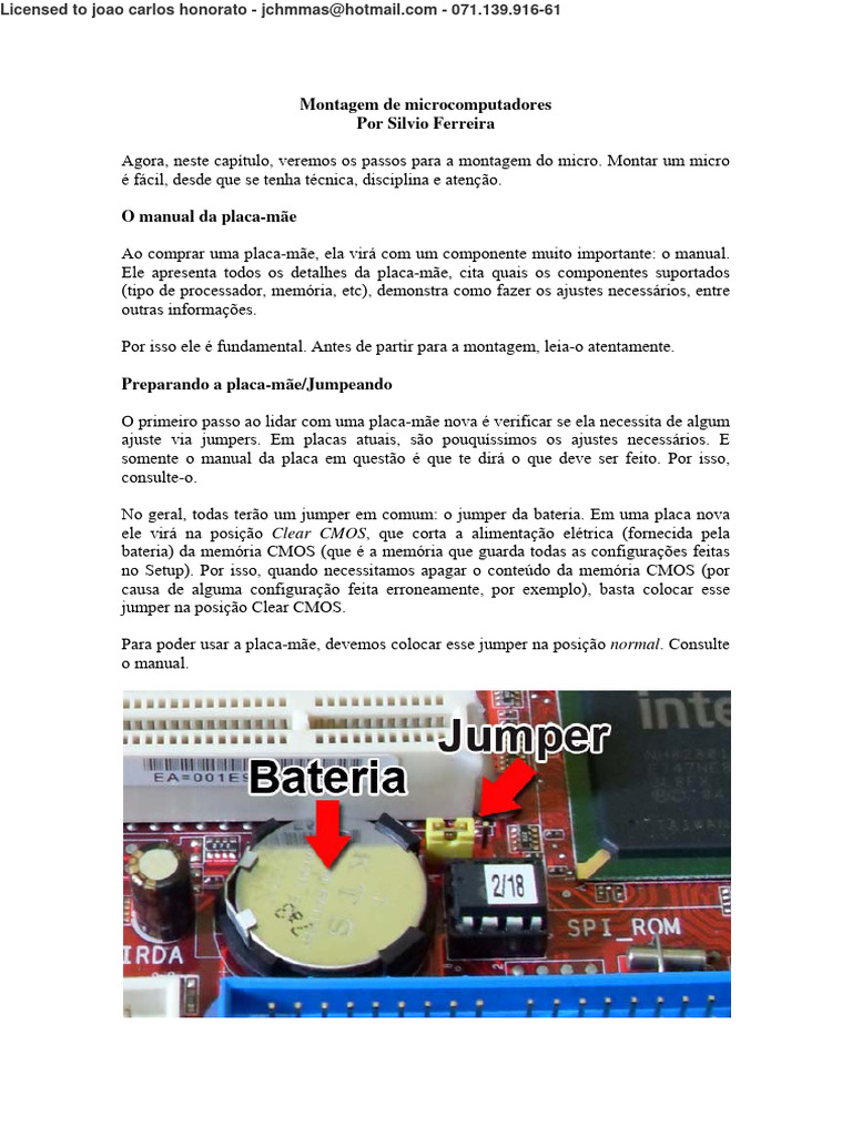 E Book+2+ +Montagem+de+Micro | PDF | Parafuso | Drive de disco rígido