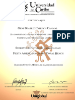 G B C C: Certifica Que