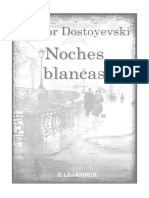 Noches Blancas - Fiódor Dostoievski