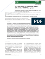 The Plant Journal - 2017 - Nieves Cordones - Production of Low Cs Rice Plants by Inactivation of The K Transporter OsHAK1