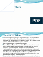 Scope of Ethics