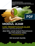 Modul Ajar Ilmu Pengetahuan Alam (IPA) - Aksi Kita Untuk Solusi Pencemaran Dan Perubahan Iklim - Fase D