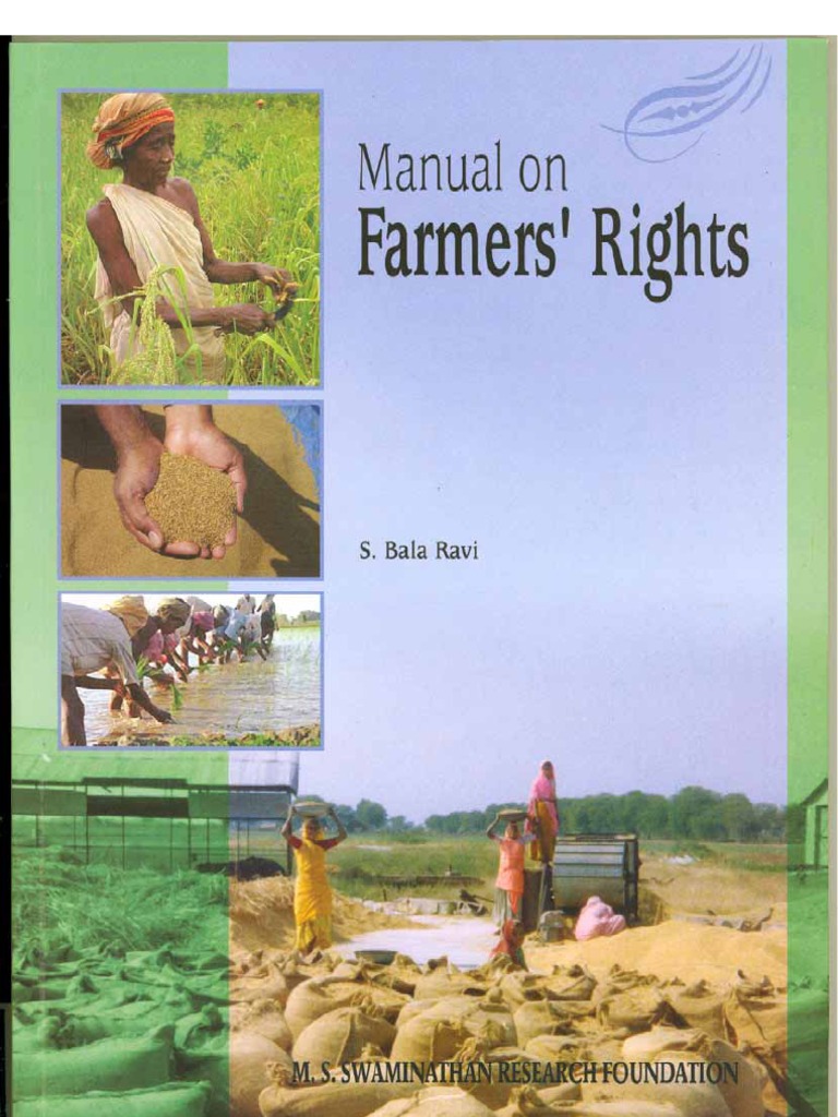 Manual On Farmers Rights | PDF | Agriculture | Biodiversity