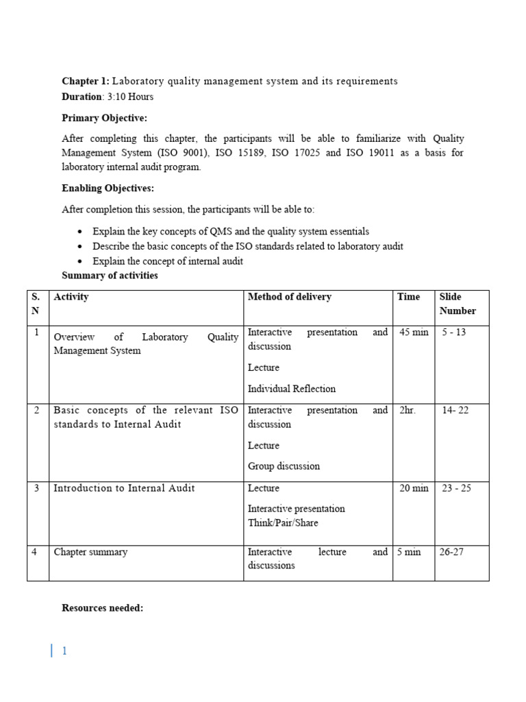CH - 1IA Facilitators Guide | PDF | Technology & Engineering
