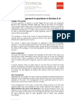 Guidance on Section a - P6 UK - Mar 11