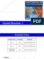 Lecture - 3 Crystal Structure