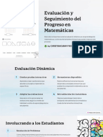 Evaluacion y Seguimiento Del Progreso en Matematicas