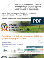 Pesticidas, Cosméticos, Detergentes, Plásticos y Otros Riesgos para La Salud