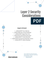Keamanan Jaringan Komputer Layer 2 Security Considerations 