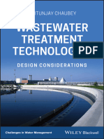 Wastewater Treatment Technologies Design Consideration by Mritunjay