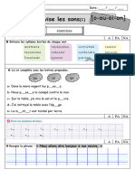 FICHE 1 Les Sons (O-Ou-Oi-On)