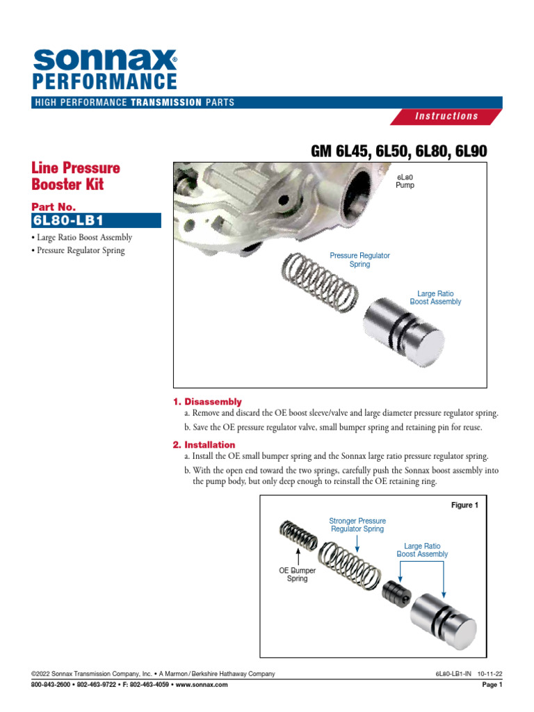6L80-LB1-IN | PDF | Pump | Valve
