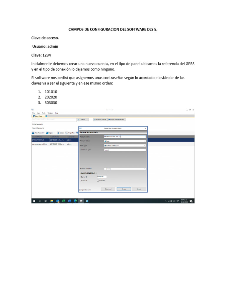 Configuración del Software DLS 5 | PDF | Informática