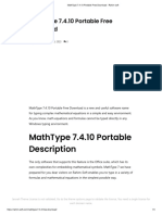 MathType 7.4.10 Portable Free Download - Rahim Soft