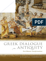 Jażdżewska - Greek Dialogue in Antiquity