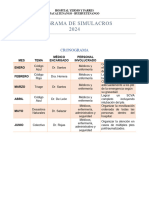 Programa de Simulacros 2024