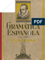 Gramática Española Curso Superior Por F.T.D. (1961)