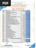 2024 - Tabela de Emolumentos - 2024