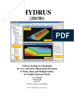 HYDRUS3D User Manual