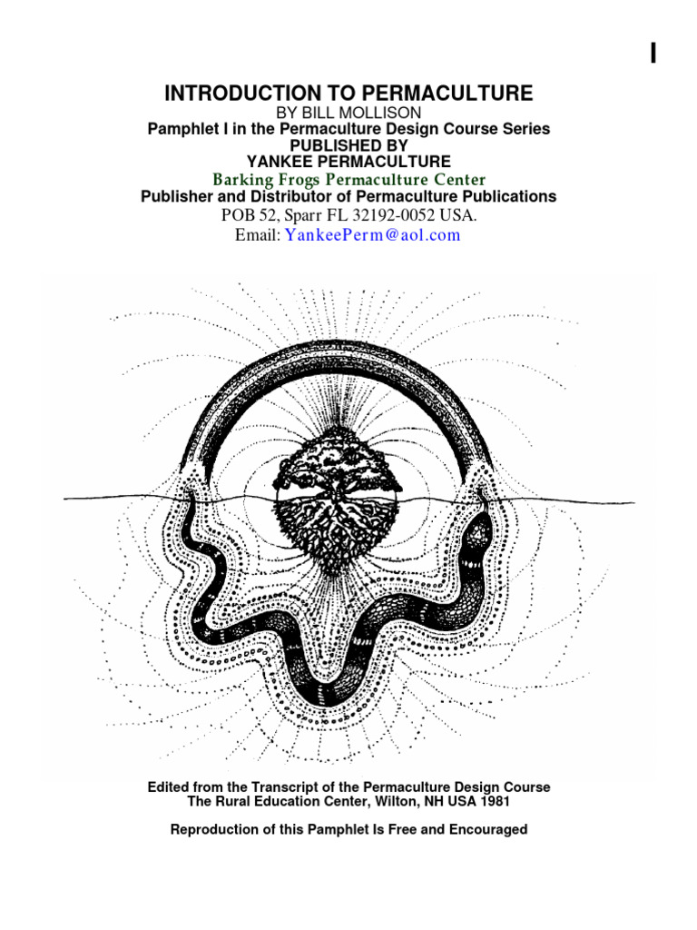 Introduction To Permaculture Bill Mollis | PDF | Soil | Tillage