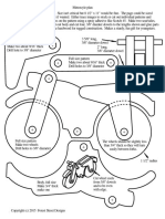 Motorcycle Free Woodworking Plan Pattern