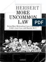 A.P. Herbert - More Uncommon Law - Being More Misleading Cases Combining Codd's Last Case and Bardot M.P. - Methuen London LTD (1989)